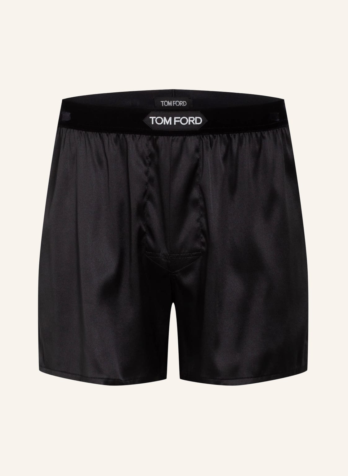 Tom Ford Boxershorts Aus Seide schwarz von Tom Ford