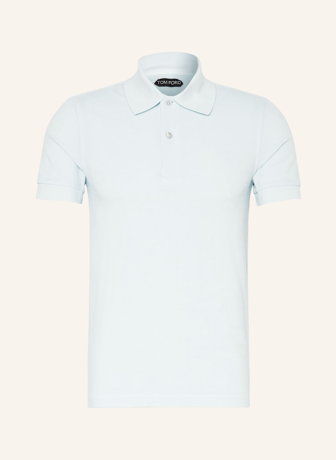 Tom Ford Frottee-Poloshirt blau von Tom Ford