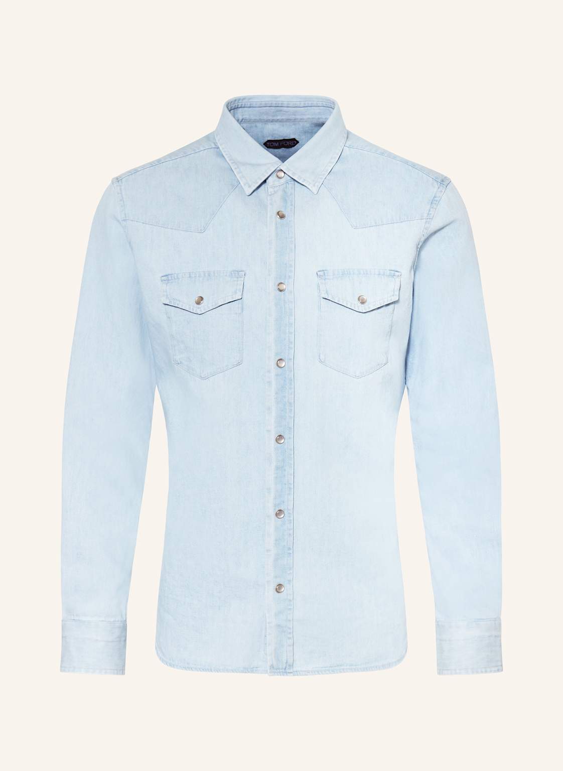 Tom Ford Hemd In Jeansoptik blau Tom Ford Hemd In Jeansoptik blau von Tom Ford