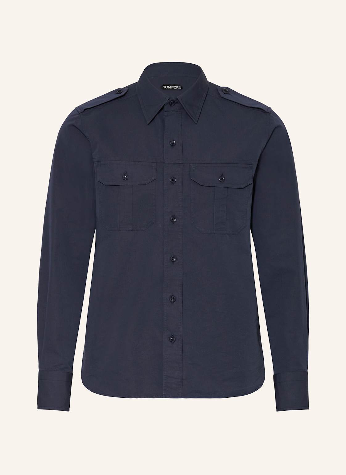 Tom Ford Hemd Regular Fit Mit Seide blau Tom Ford Hemd Regular Fit Mit Seide blau von Tom Ford