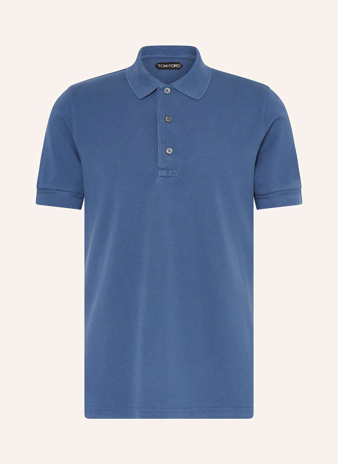 Tom Ford Piqué-Poloshirt blau Tom Ford Piqué-Poloshirt blau von Tom Ford