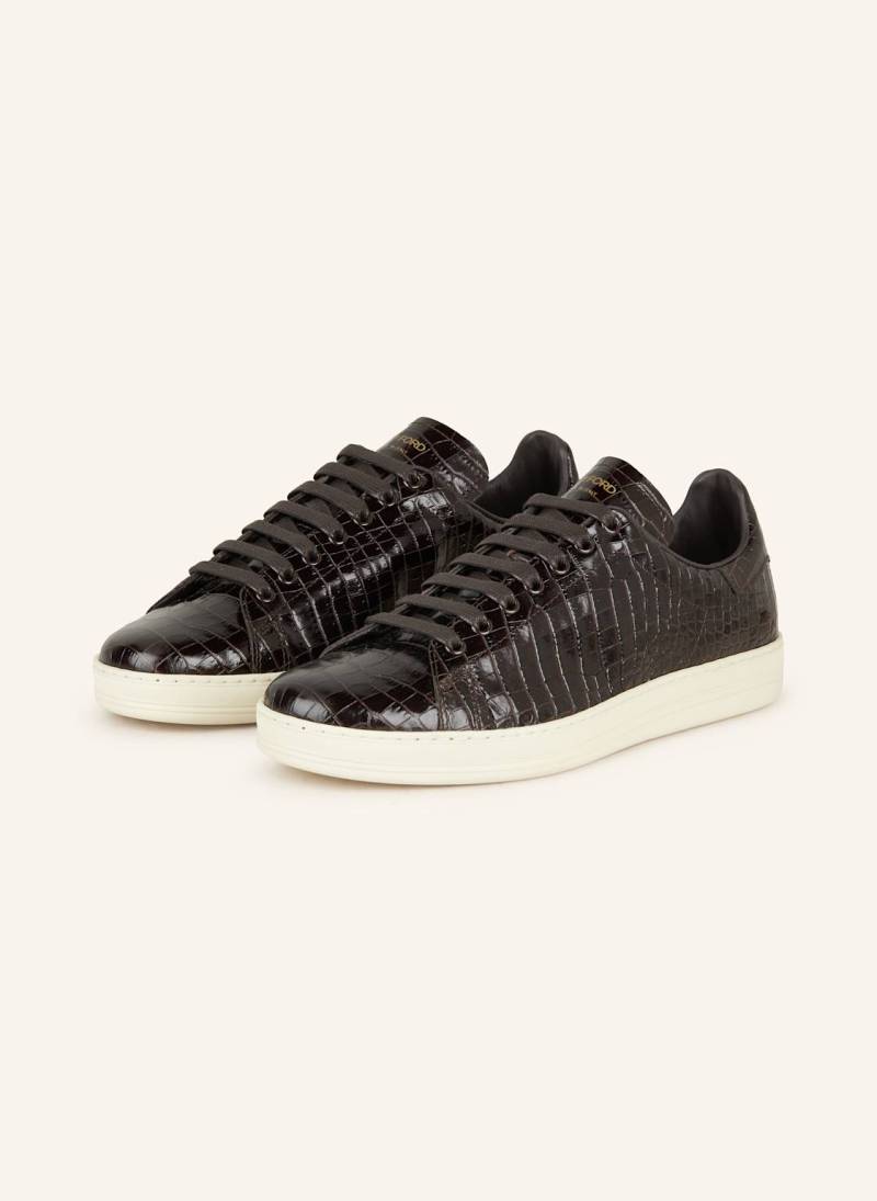 Tom Ford Sneaker Warwick braun von Tom Ford