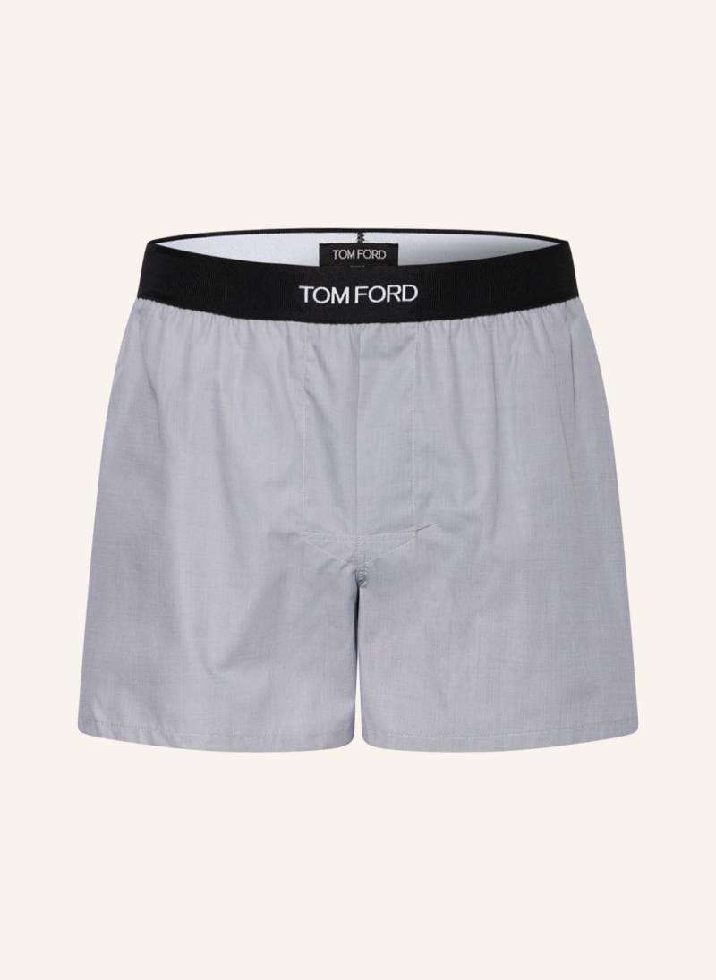 Tom Ford Web-Boxershorts grau von Tom Ford