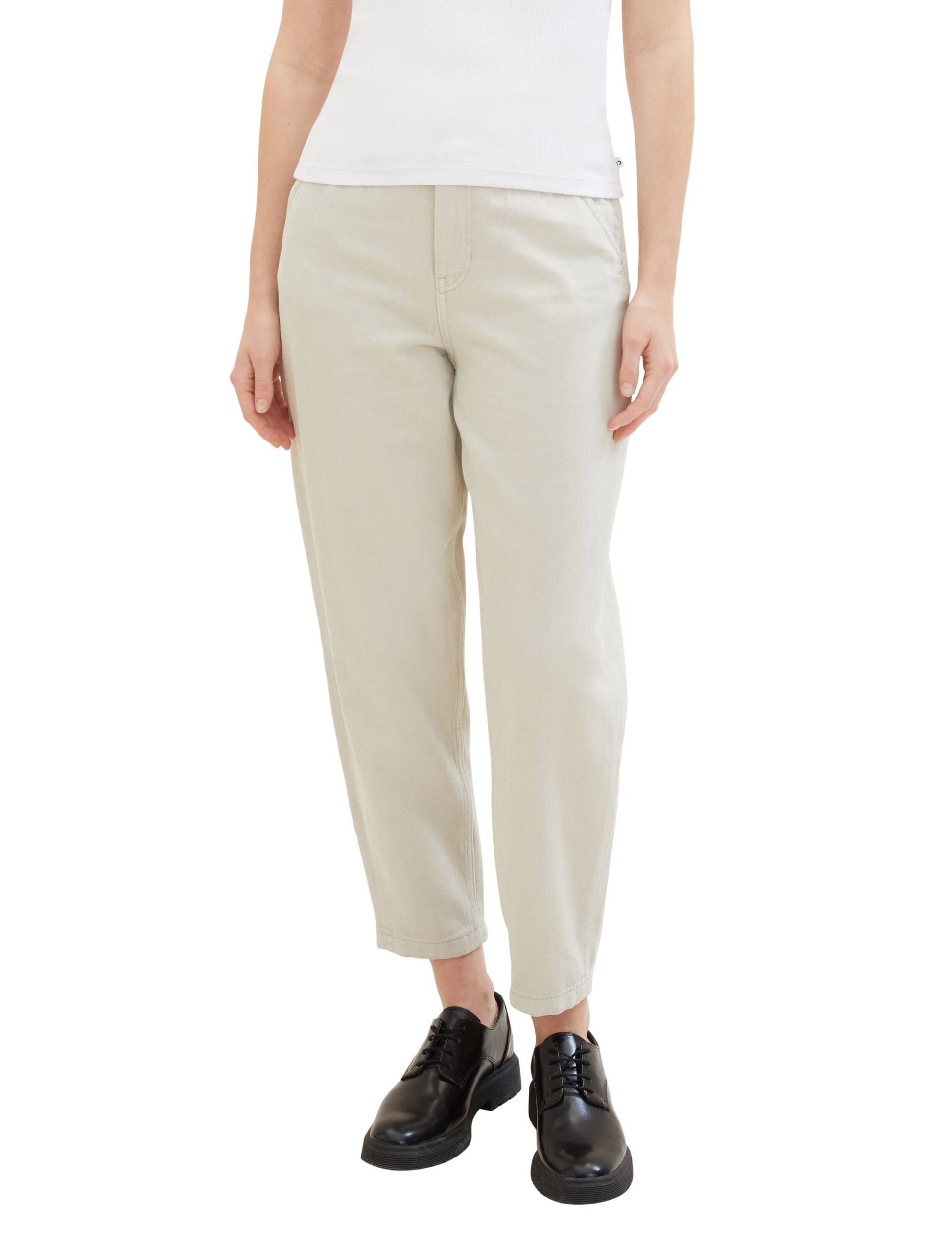 TOM TAILOR Denim High-waist-Jeans »Paperbag«, mit gerafftem Bund und weitem Bein TOM TAILOR Denim High-waist-Jeans »Paperbag«, mit gerafftem Bund und weitem Bein von Tom Tailor Denim