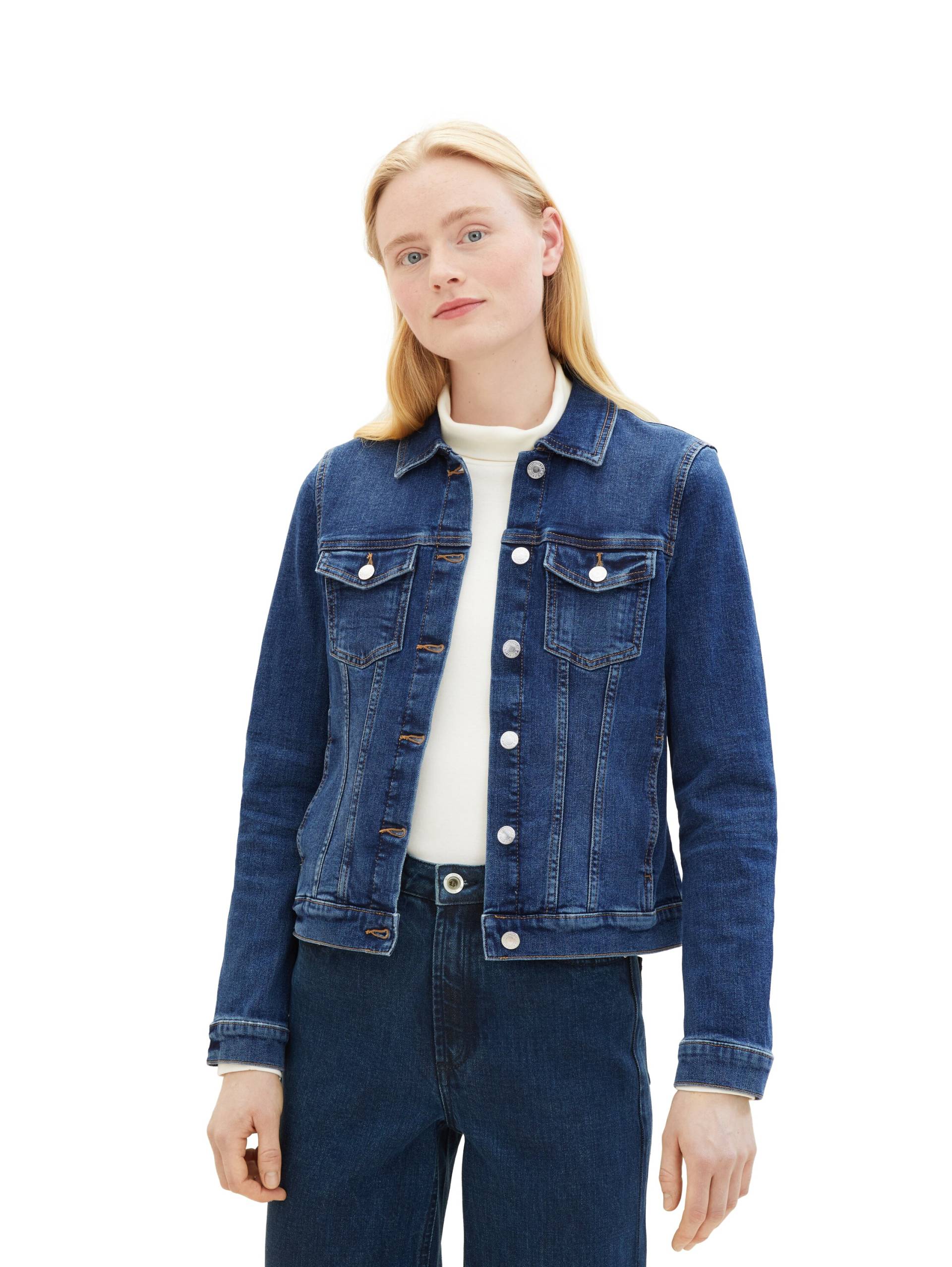 TOM TAILOR Denim Jeansjacke, im klassischen Look und mit Stretch TOM TAILOR Denim Jeansjacke, im klassischen Look und mit Stretch von Tom Tailor Denim