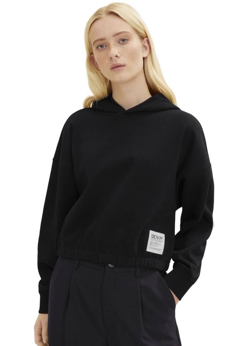 TOM TAILOR Denim Kapuzensweatshirt, im Cropped-Design von Tom Tailor Denim