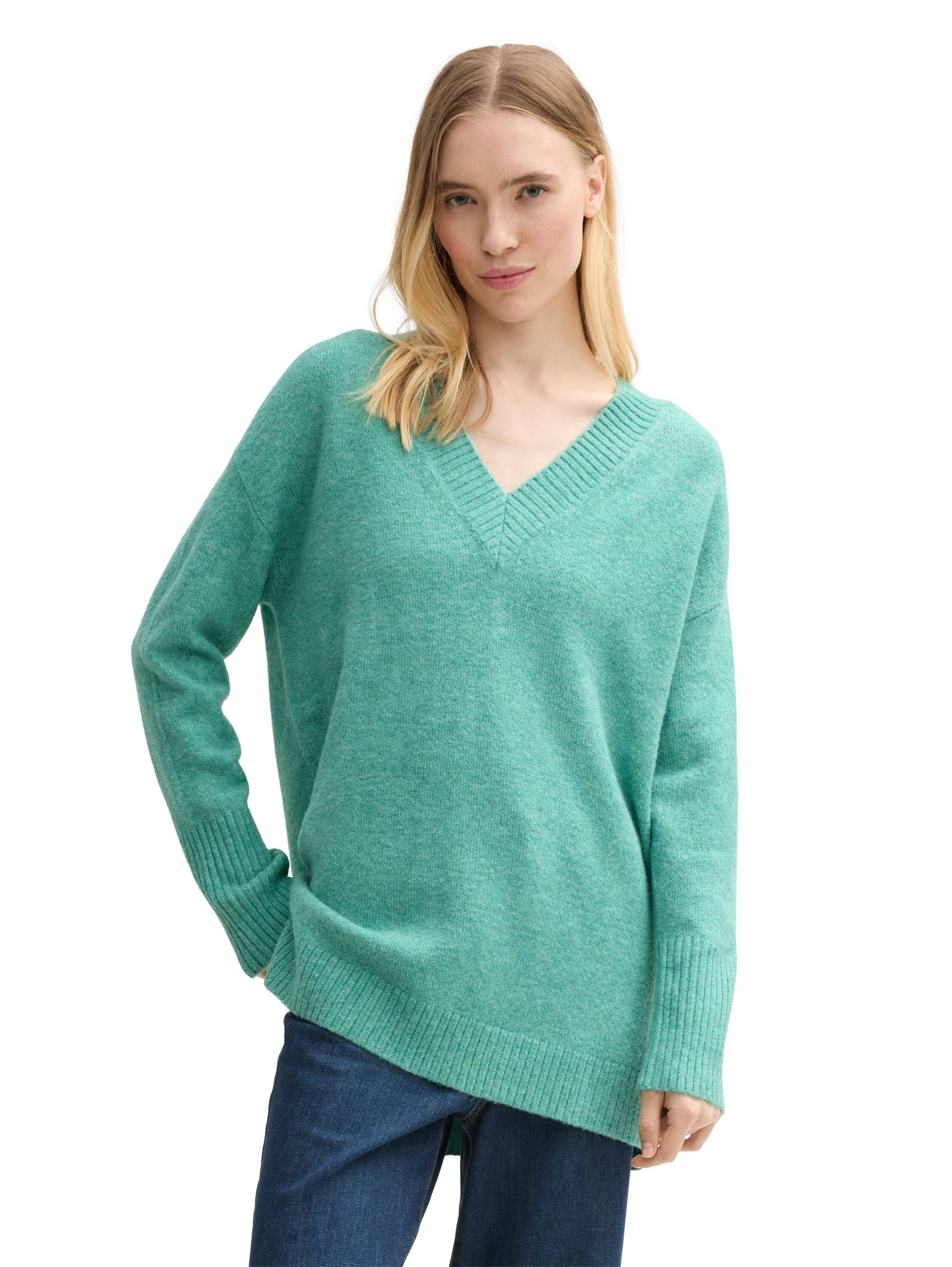 TOM TAILOR Denim Longpullover, in Melange Optik TOM TAILOR Denim Longpullover, in Melange Optik von Tom Tailor Denim