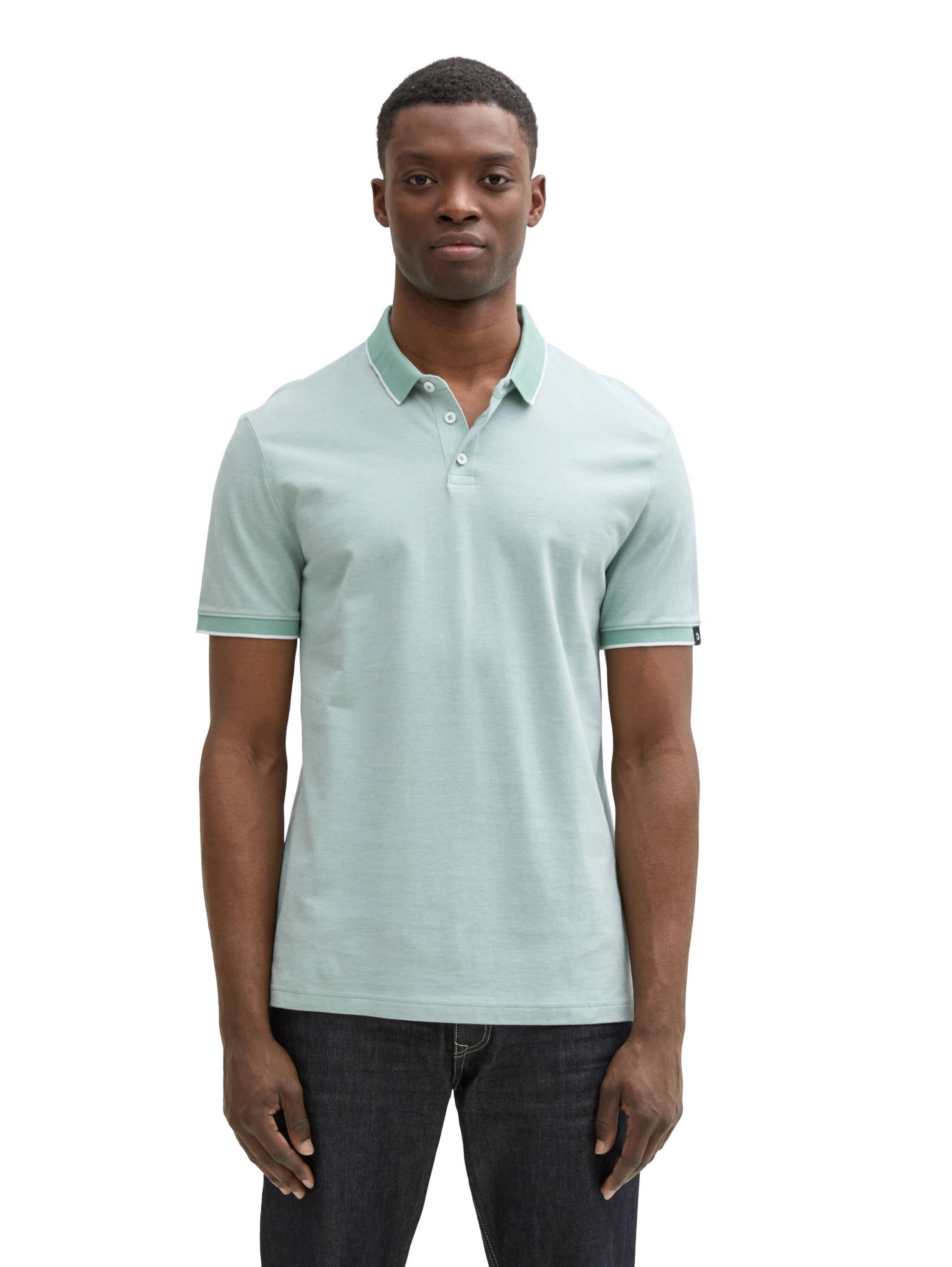 TOM TAILOR Denim Poloshirt, mit Kontrastdetails TOM TAILOR Denim Poloshirt, mit Kontrastdetails von Tom Tailor Denim