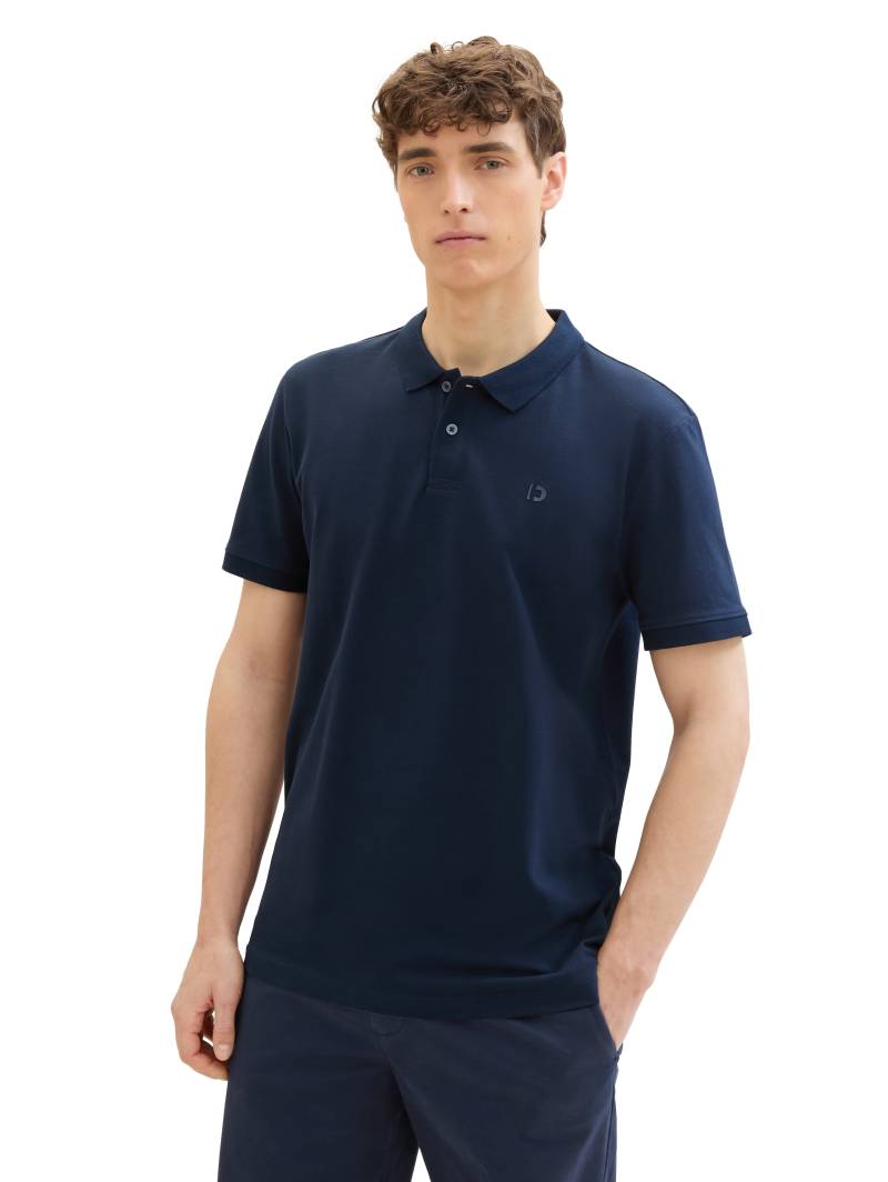 TOM TAILOR Denim Poloshirt, mit Logo-Print von Tom Tailor Denim