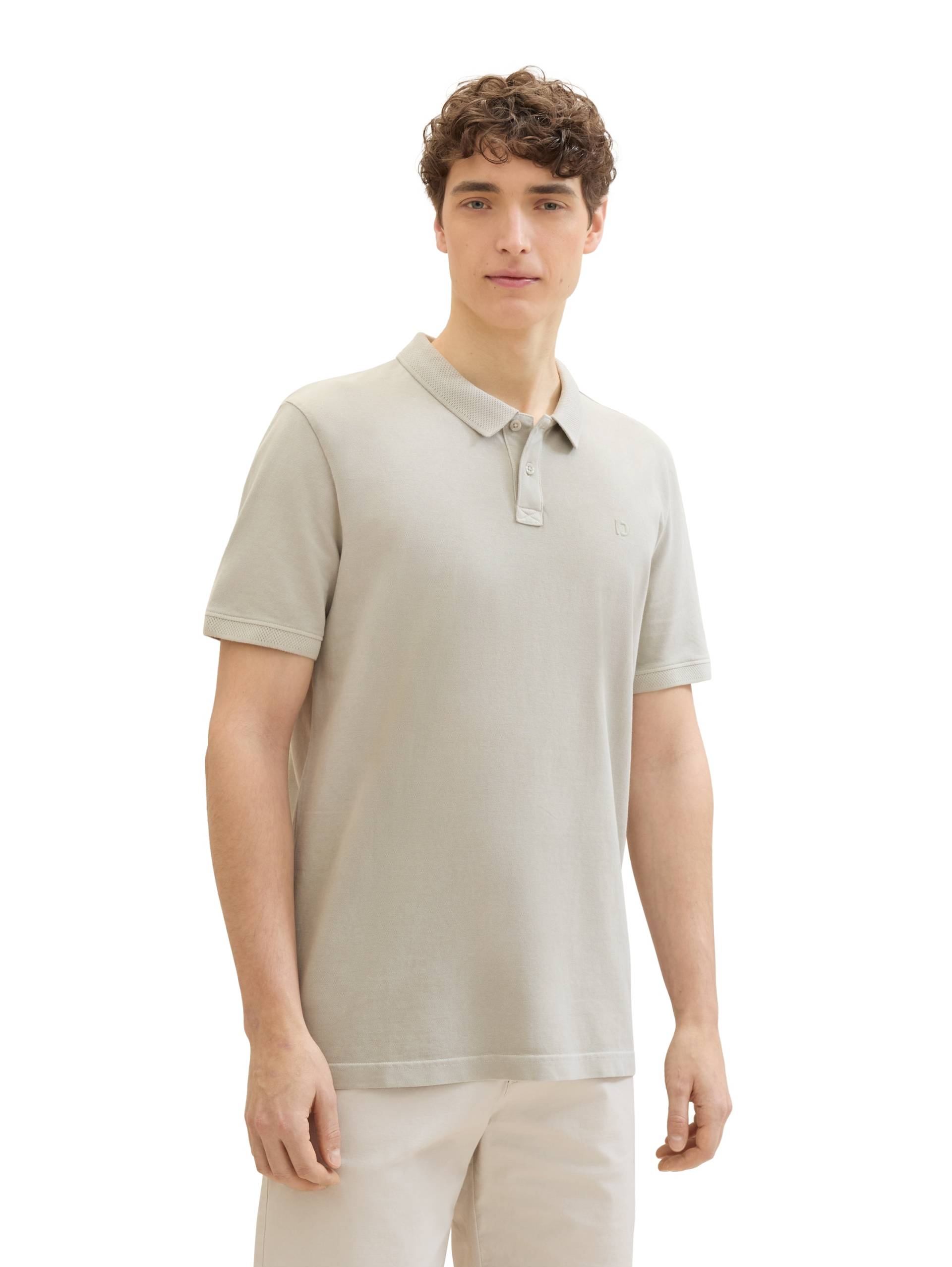TOM TAILOR Denim Poloshirt, aus reiner Baumwolle und mit Logo-Stickerei TOM TAILOR Denim Poloshirt, aus reiner Baumwolle und mit Logo-Stickerei von Tom Tailor Denim