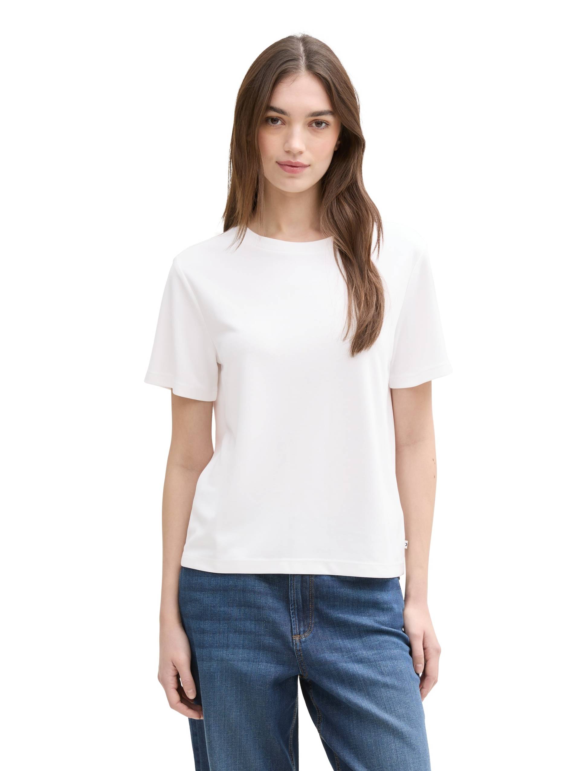TOM TAILOR Denim Rundhalsshirt, mit Rundhalsausschnitt TOM TAILOR Denim Rundhalsshirt, mit Rundhalsausschnitt von Tom Tailor Denim