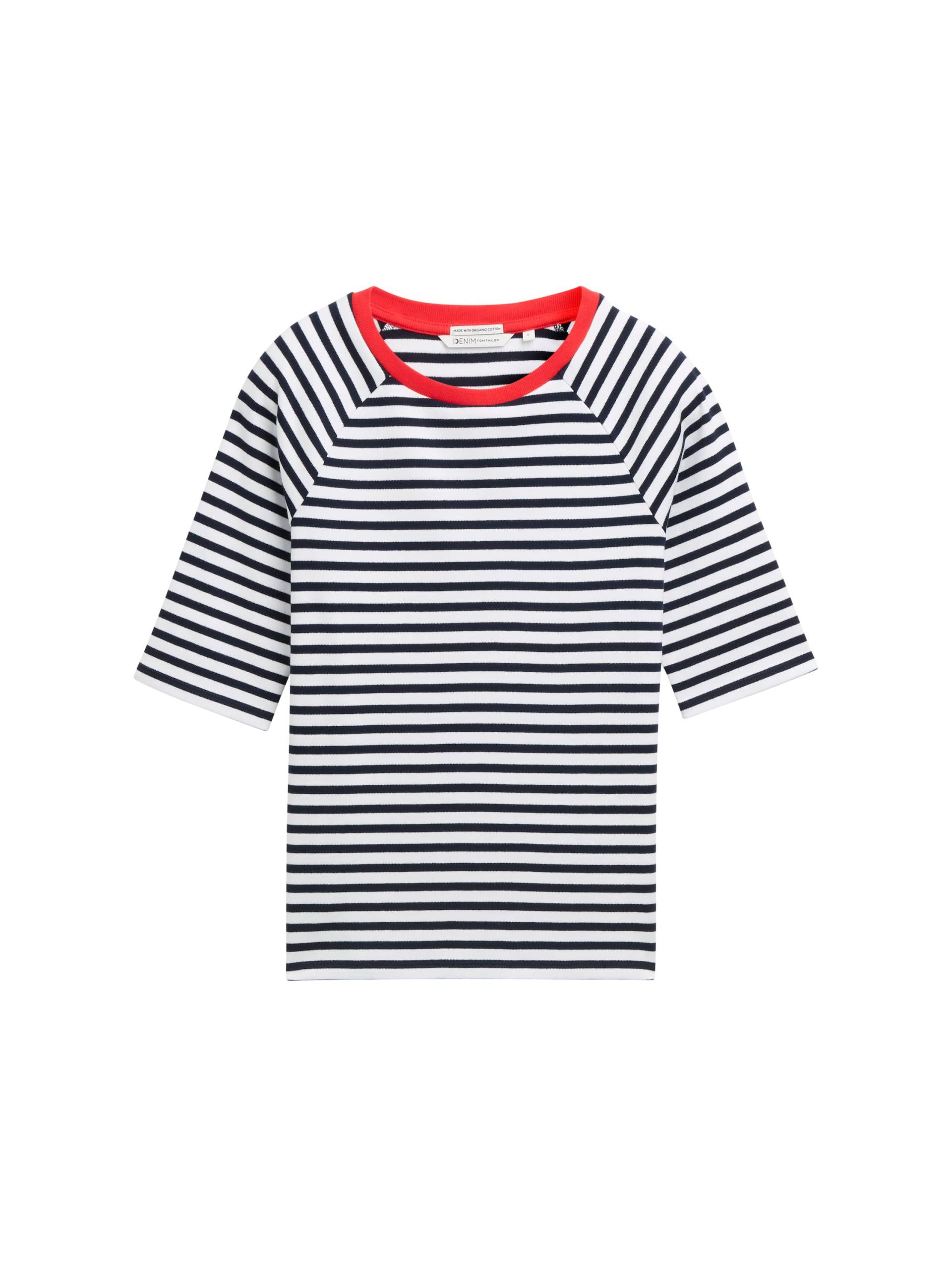 TOM TAILOR Denim Rundhalsshirt, mit Streifen-Muster TOM TAILOR Denim Rundhalsshirt, mit Streifen-Muster von Tom Tailor Denim