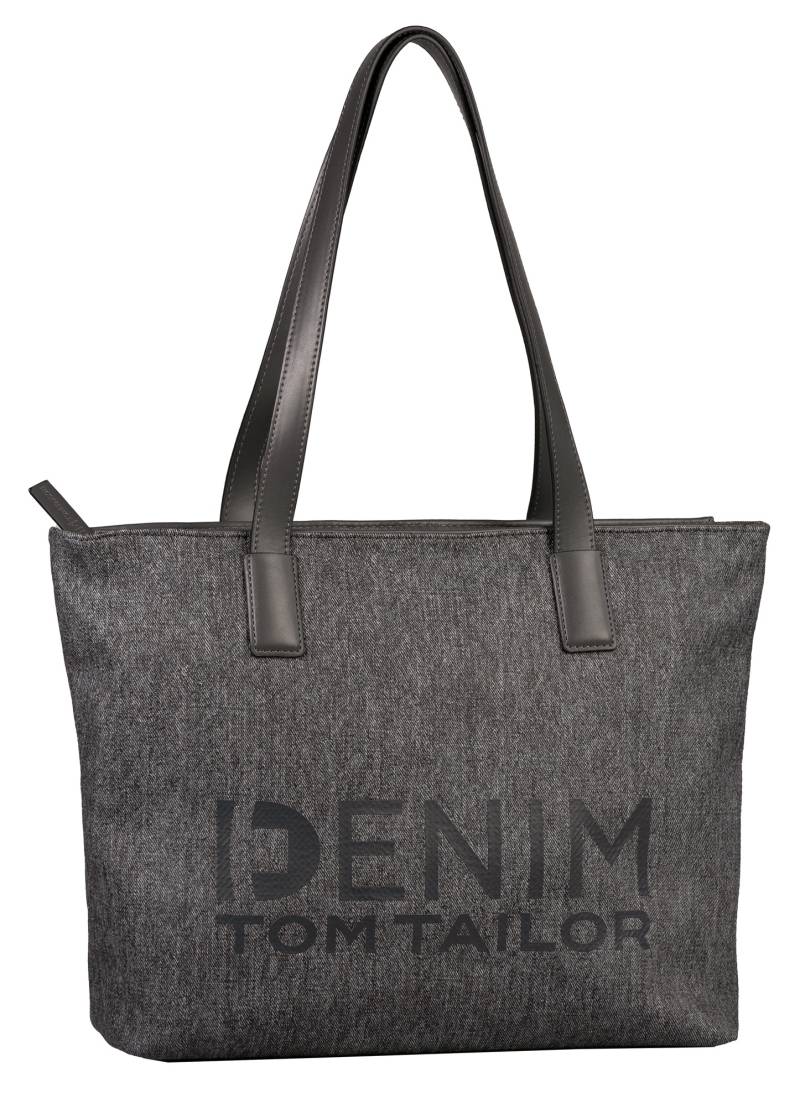 TOM TAILOR Denim Shopper »Jessy Zip shopper L«, mit geräumigem Hauptfach von Tom Tailor Denim