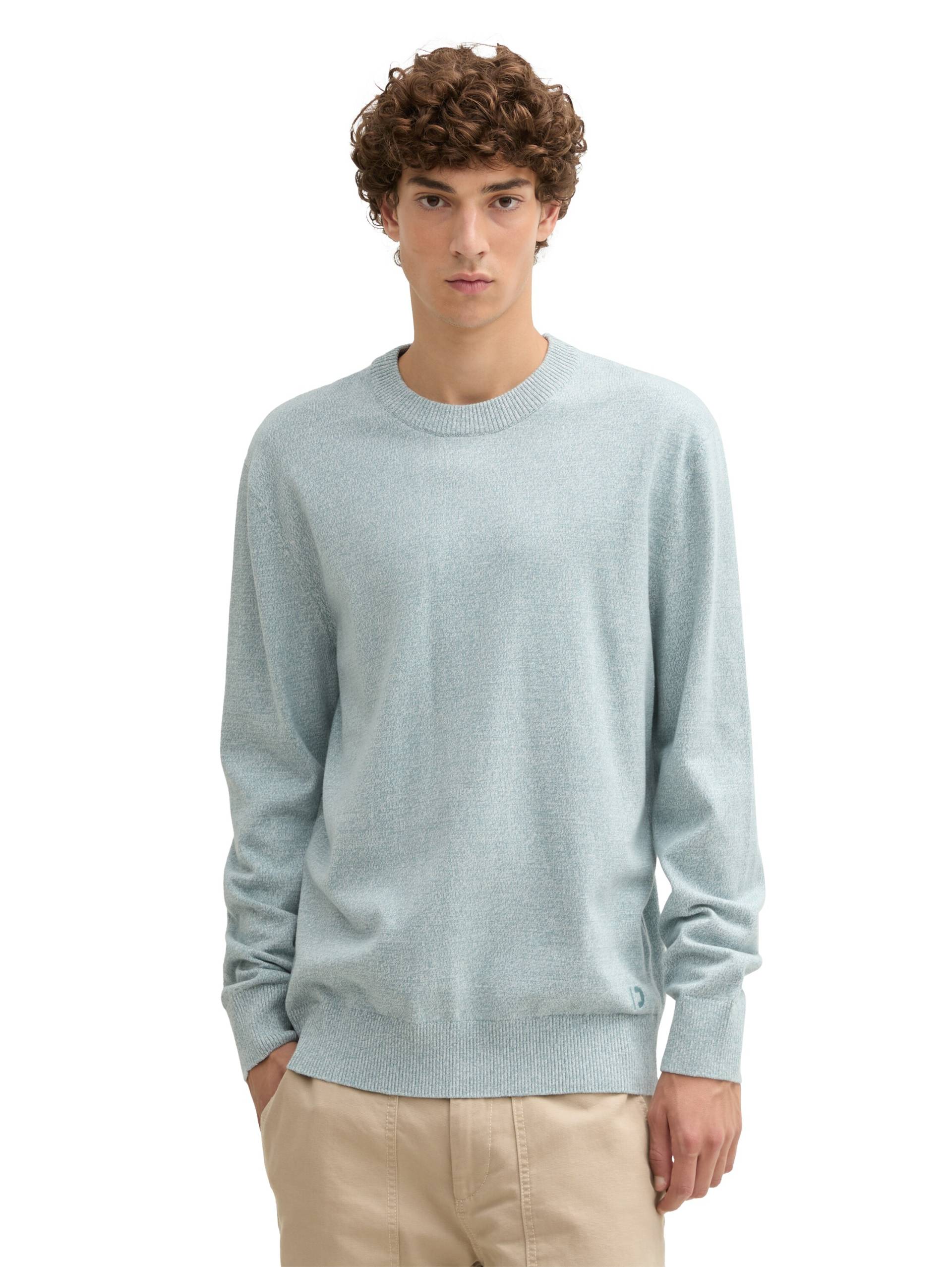 TOM TAILOR Denim Strickpullover, mit Rundhalsausschnitt von Tom Tailor Denim