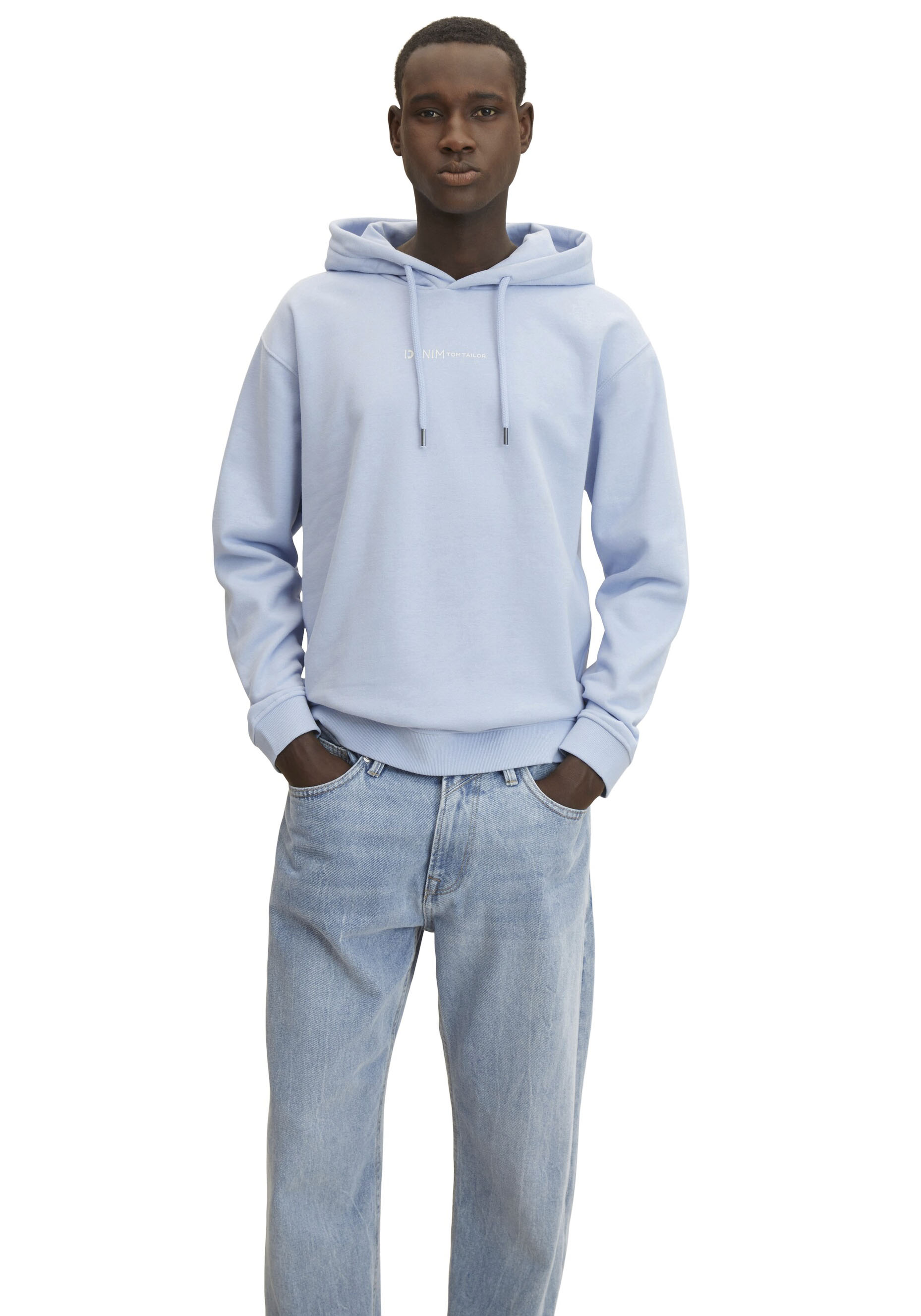 TOM TAILOR Denim Sweatshirt, mit Kapuze und Logo-Print von Tom Tailor Denim