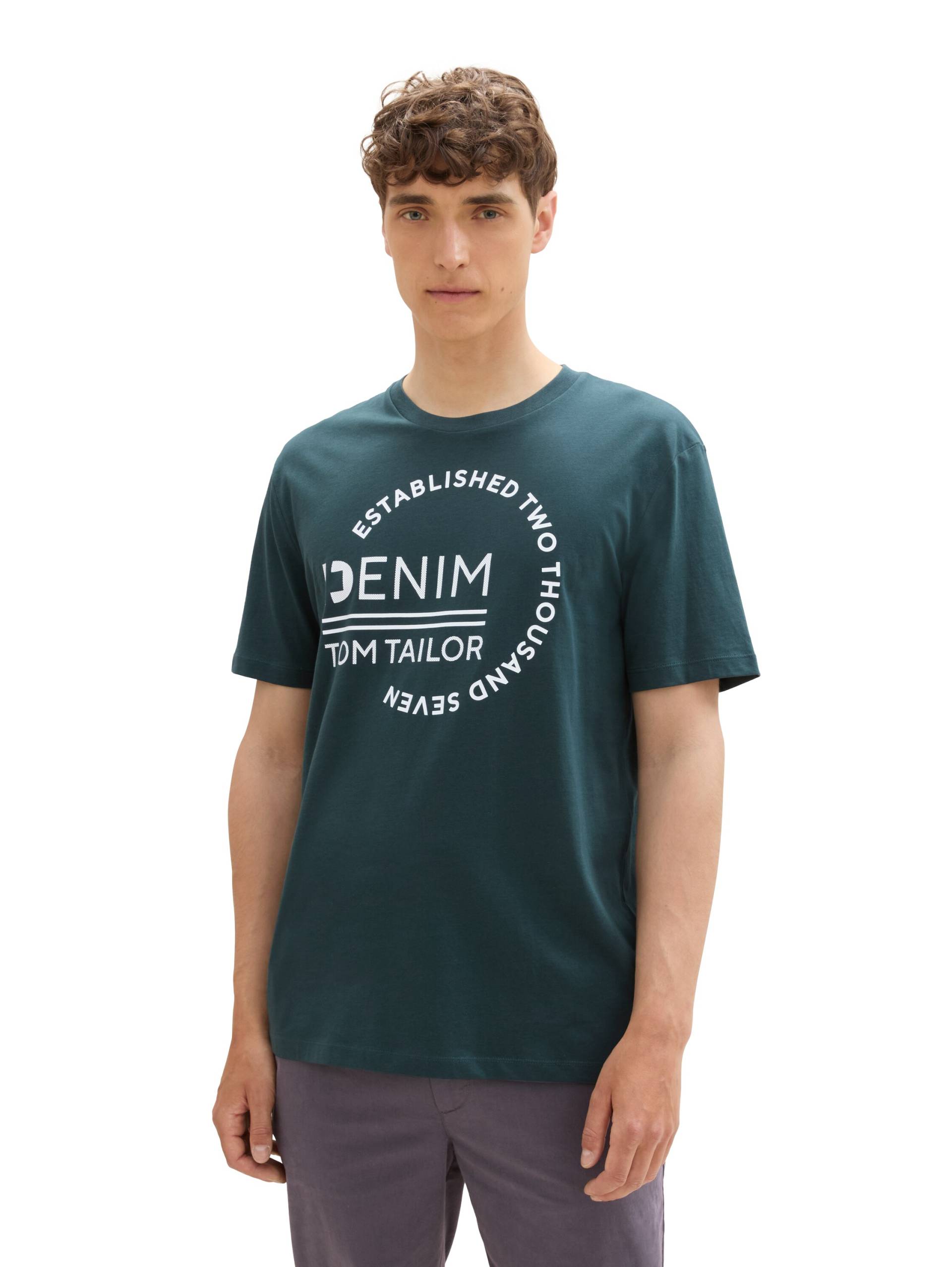 TOM TAILOR Denim T-Shirt, mit verschiedenen Logo Prints TOM TAILOR Denim T-Shirt, mit verschiedenen Logo Prints von Tom Tailor Denim