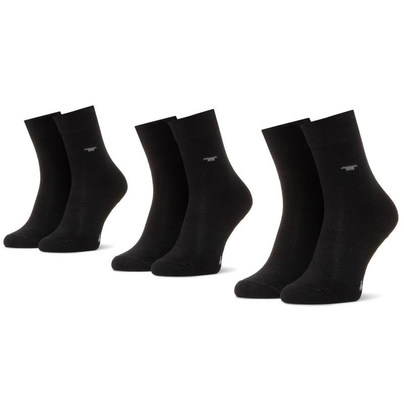 3er-Set hohe Kindersocken Tom Tailor 9203 Schwarz von Tom Tailor