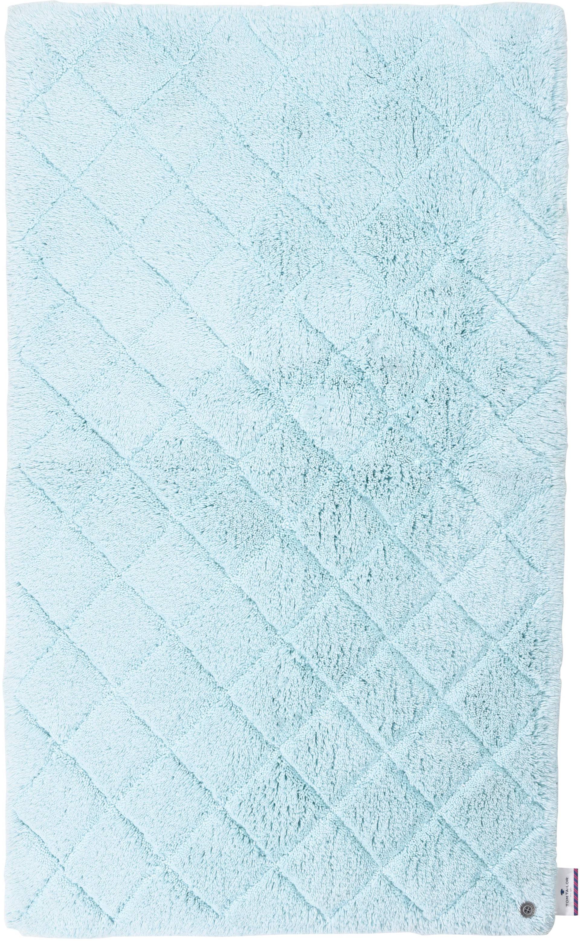 TOM TAILOR HOME Badematte »Cotton Diamond«, rutschhemmend beschichtet, fussbodenheizungsgeeignet-strapazierfähig, Uni Farben, Pastell Farben, Rauten, reine Baumwolle, weich & kuschelig TOM TAILOR HOME Badematte »Cotton Diamond«, rutschhemmend beschichtet, fussbodenheizungsgeeignet-strapazierfähig, Uni Farben, Pastell Farben, Rauten, reine Baumwolle, weich & kuschelig von TOM TAILOR HOME