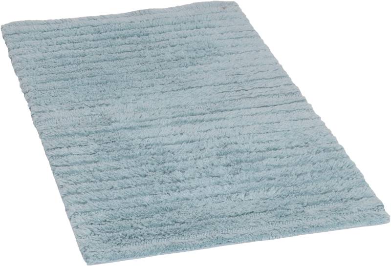 TOM TAILOR HOME Badematte »Cotton Stripes«, Höhe 20 mm, rutschhemmend beschichtet, fussbodenheizungsgeeignet-strapazierfähig, Uni Farben, gestreift, reine Baumwolle, Hoch-Tief Effekt von TOM TAILOR HOME