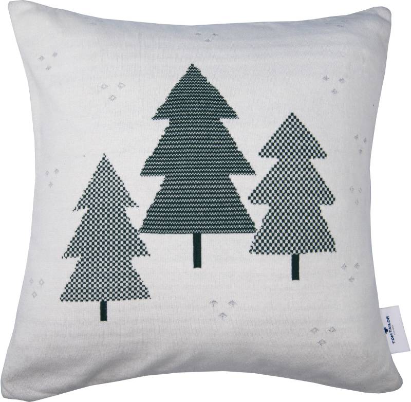 TOM TAILOR HOME Dekokissen »Christmas Tree«, mit karierten Weihnachtsbäumen von TOM TAILOR HOME