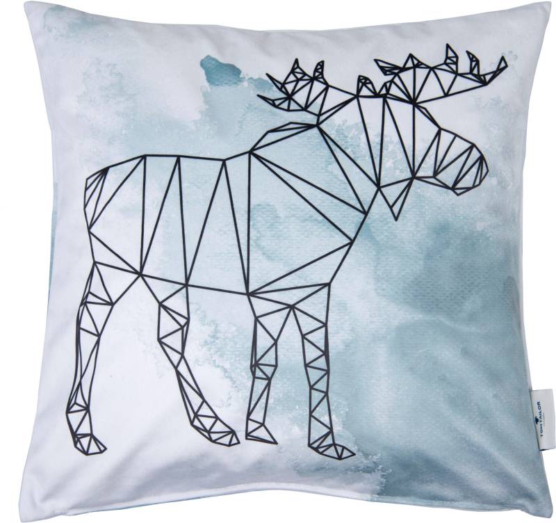 TOM TAILOR HOME Dekokissen »Graphic Moose«, mit Motiv Elch, Kissenhülle ohne Füllung, 1 Stück von TOM TAILOR HOME