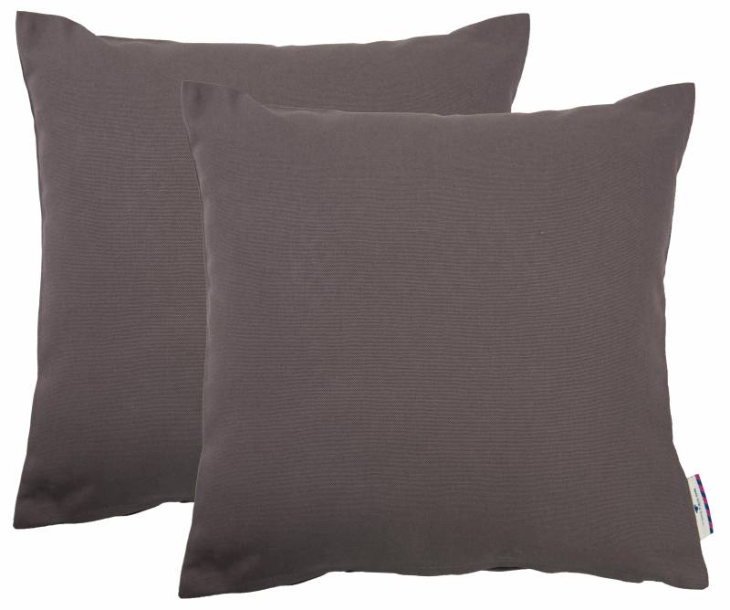 TOM TAILOR HOME Dekokissen »Dove«, unifarben, Kissenhüllen ohne Füllung, 2er Pack von TOM TAILOR HOME