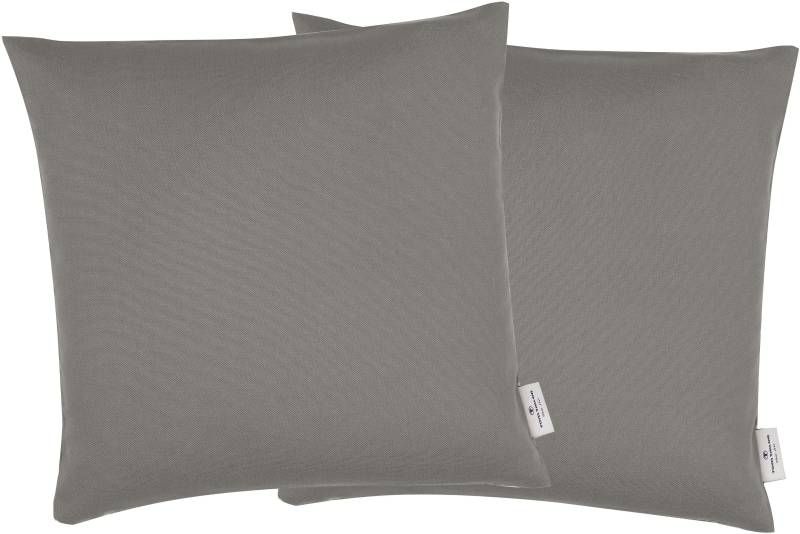 TOM TAILOR HOME Dekokissen »Dove«, unifarben, Kissenhüllen ohne Füllung, 2er Pack von TOM TAILOR HOME