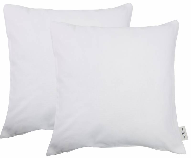 TOM TAILOR HOME Dekokissen »Dove«, unifarben, Kissenhüllen ohne Füllung, 2er Pack von TOM TAILOR HOME