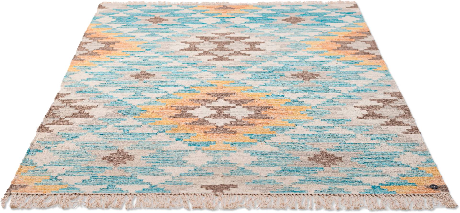 TOM TAILOR HOME Teppich »Check Kelim«, rechteckig, 5 mm Höhe, handgewebt, mit Fransen, Boho-Style TOM TAILOR HOME Teppich »Check Kelim«, rechteckig, 5 mm Höhe, handgewebt, mit Fransen, Boho-Style von TOM TAILOR HOME