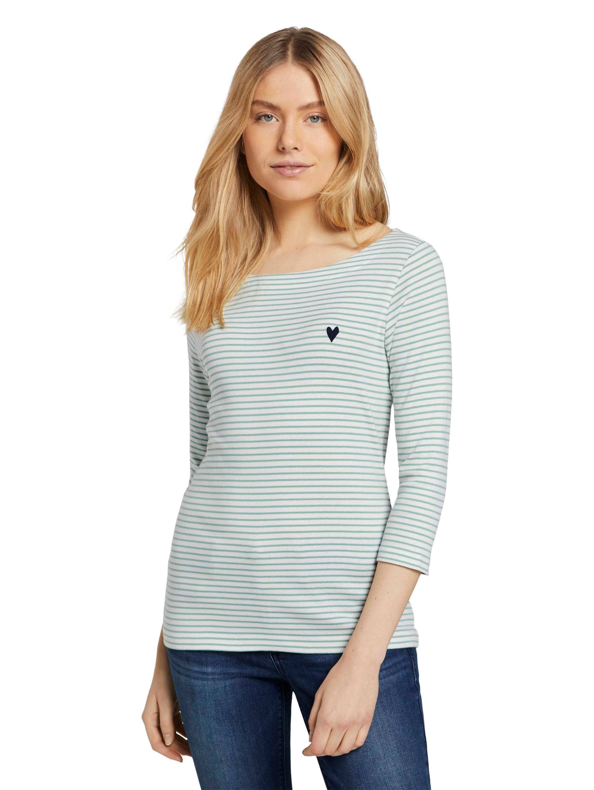 TOM TAILOR 3/4-Arm-Shirt, mit Streifenmuster TOM TAILOR 3/4-Arm-Shirt, mit Streifenmuster von Tom Tailor