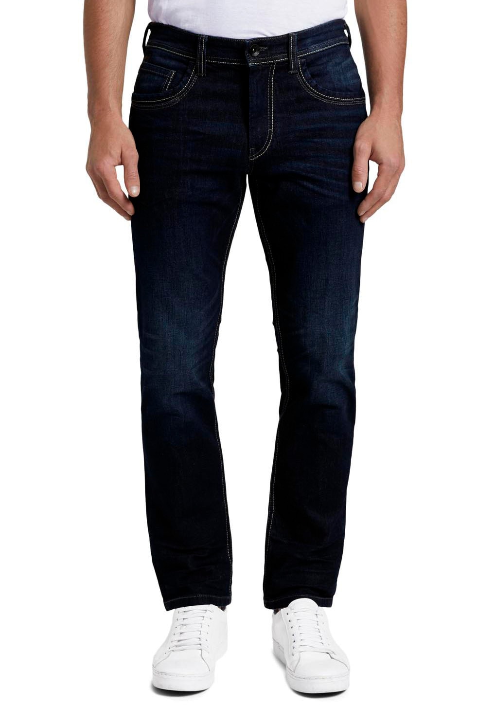 TOM TAILOR 5-Pocket-Jeans »Marvin Straight«, mit Stretch und Kontrastnähten TOM TAILOR 5-Pocket-Jeans »Marvin Straight«, mit Stretch und Kontrastnähten von Tom Tailor