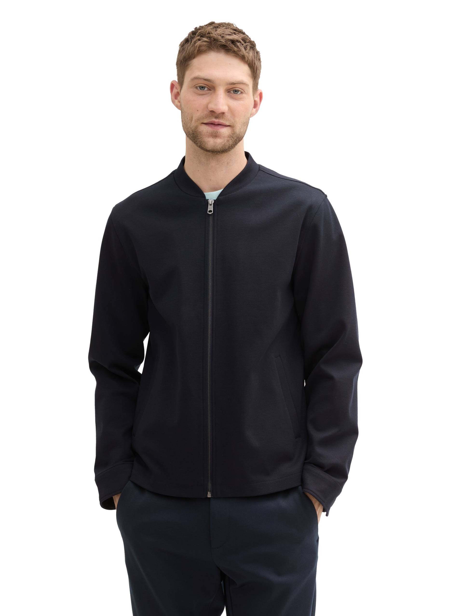 TOM TAILOR Bomberjacke, ohne Kapuze, mit Piqué Struktur TOM TAILOR Bomberjacke, ohne Kapuze, mit Piqué Struktur von Tom Tailor