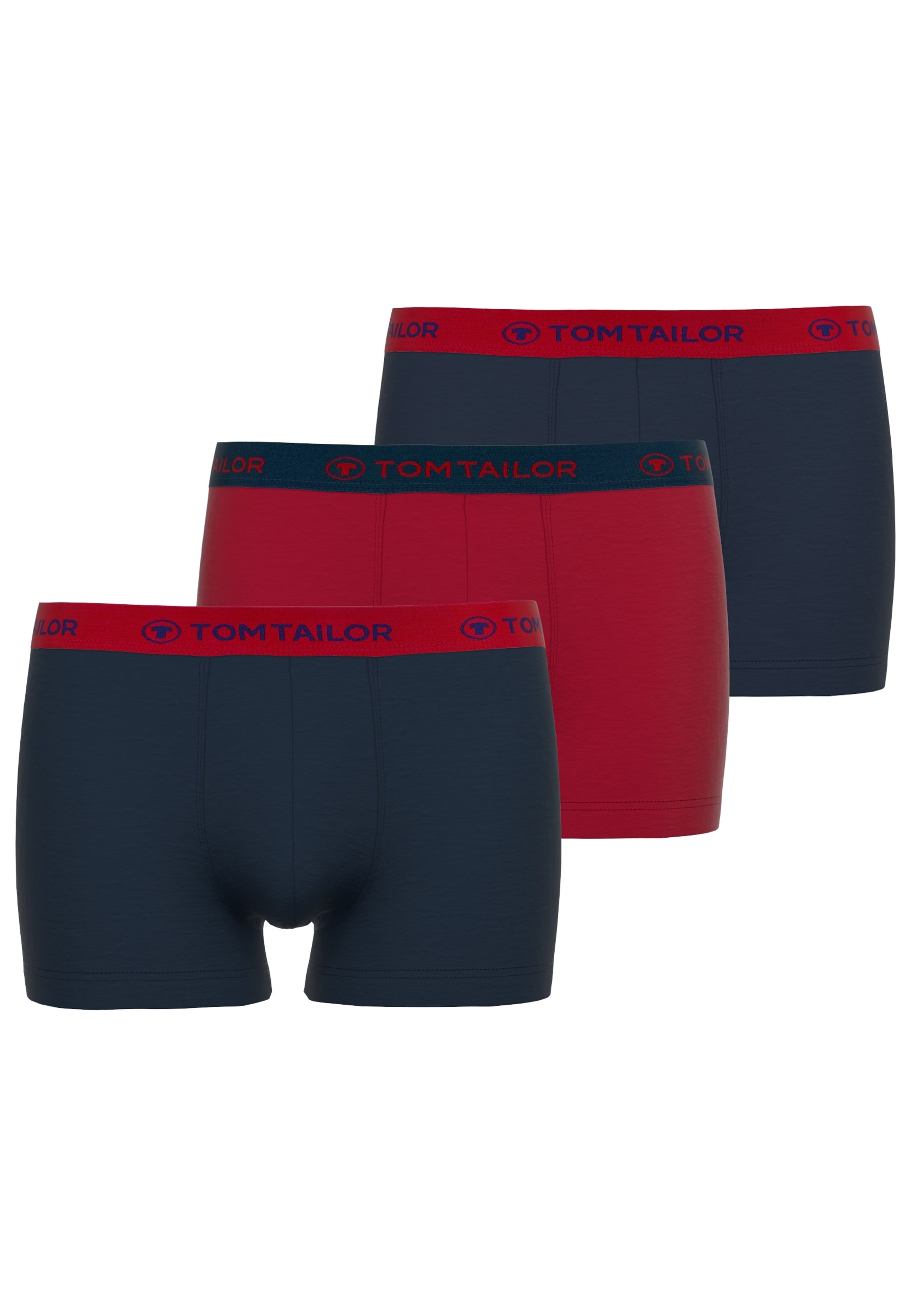 TOM TAILOR Boxershorts, (3er-Pack), mit Logobund von Tom Tailor