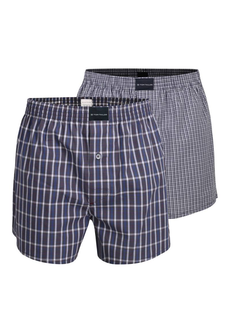 TOM TAILOR Boxershorts »Dakota«, (2 St.), mit Knopfleiste von Tom Tailor