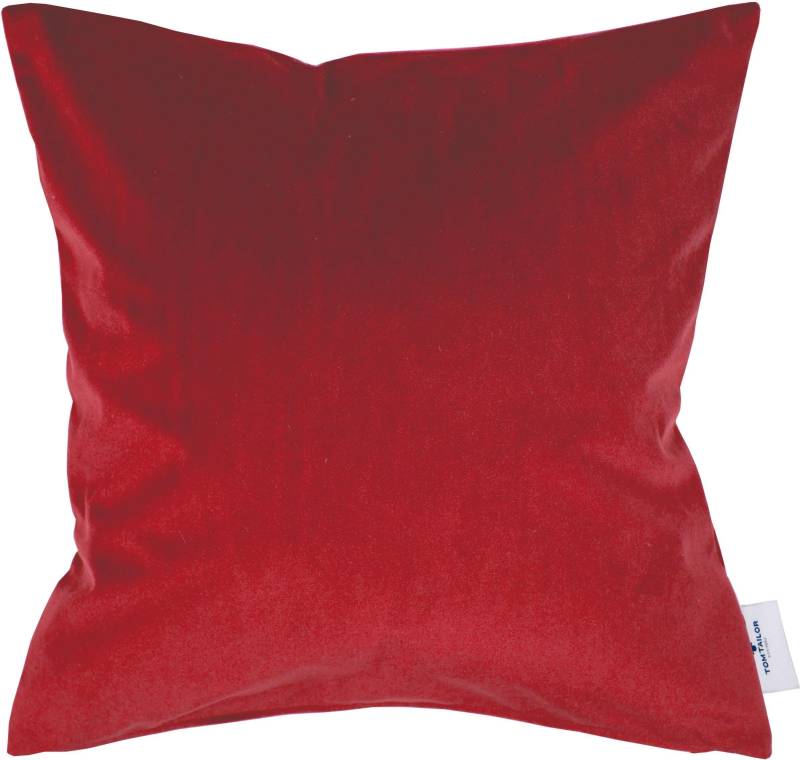 TOM TAILOR HOME Dekokissen »French Velvet«, aus weichem Micro-Velvet, Kissenhülle ohne Füllung, 1 Stück von TOM TAILOR HOME