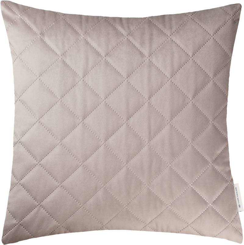 TOM TAILOR HOME Dekokissen »FrenchVelvet Quilt«, Kissenhülle ohne Füllung, 1 Stück von TOM TAILOR HOME