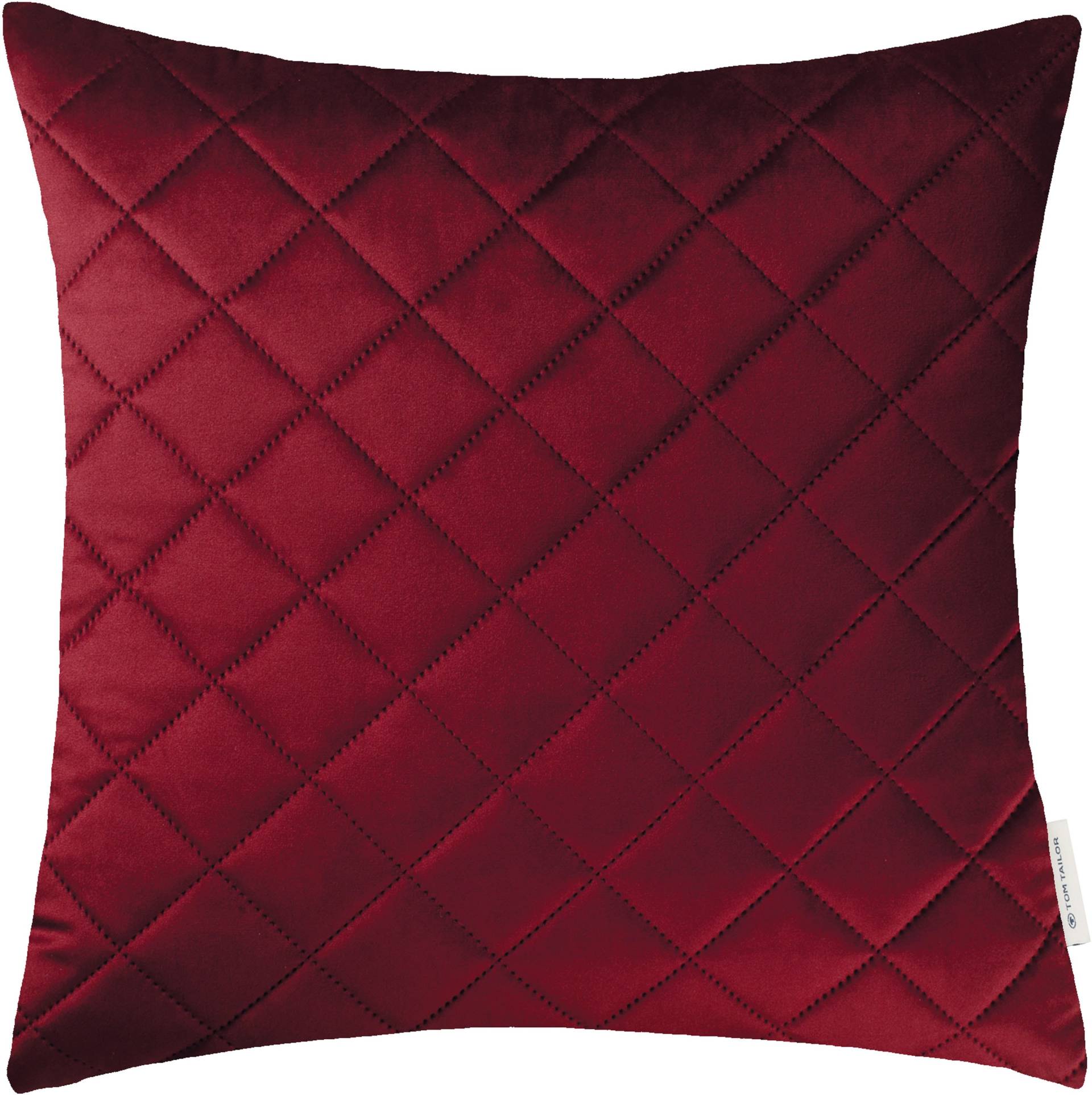 TOM TAILOR HOME Dekokissen »FrenchVelvet Quilt«, Kissenhülle ohne Füllung, 1 Stück von TOM TAILOR HOME