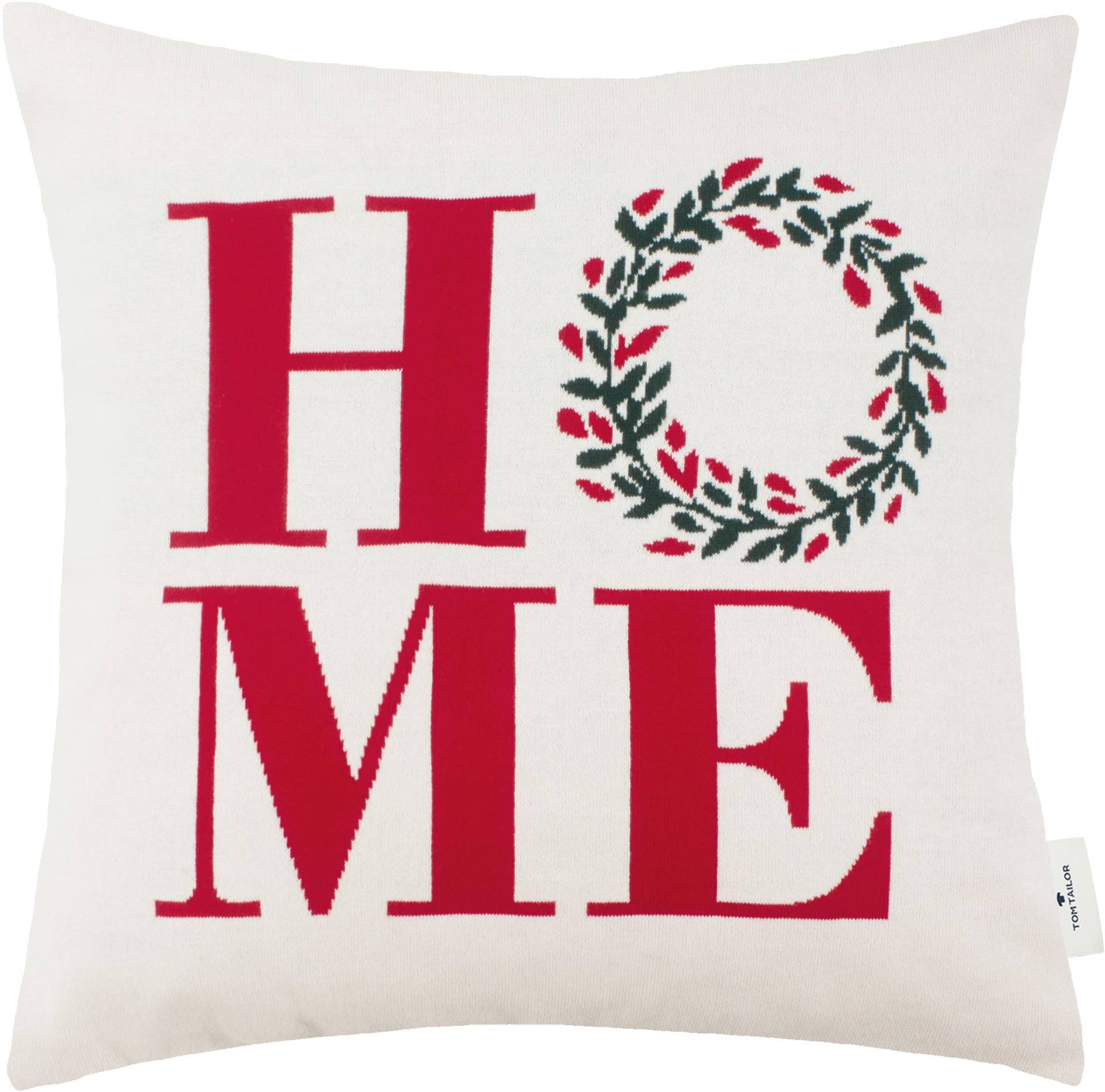 TOM TAILOR HOME Dekokissen »Xmas Home«, Kissenhülle ohne Füllung, 1 Stück von TOM TAILOR HOME