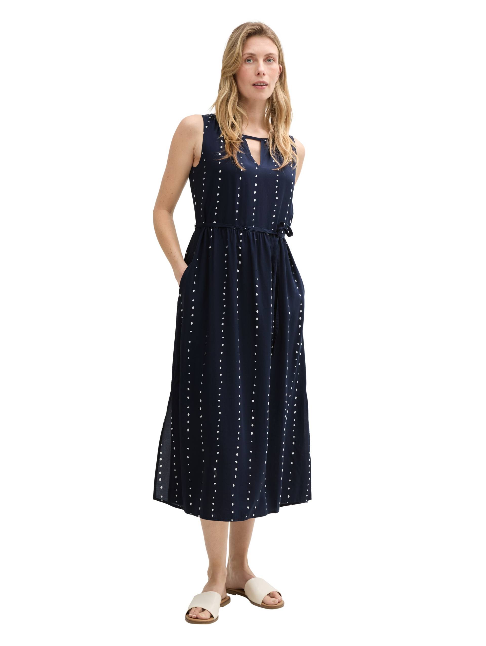 TOM TAILOR Druckkleid, mit Punkten und ohne Ärmel von Tom Tailor