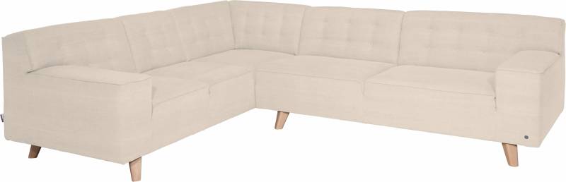 TOM TAILOR HOME Ecksofa »NORDIC CHIC«, im Retrolook, Füsse Buche natur von TOM TAILOR HOME