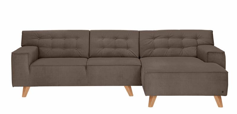 TOM TAILOR HOME Ecksofa »NORDIC CHIC«, mit Recamiere, im Retrolook, Füsse Buche natur von TOM TAILOR HOME