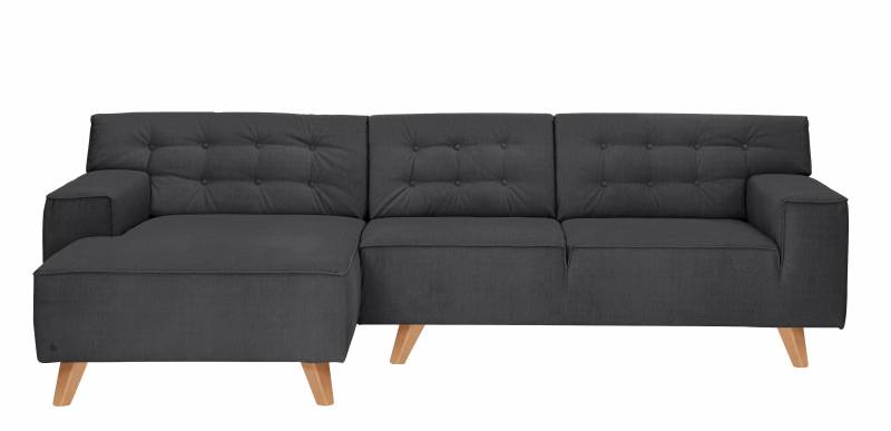 TOM TAILOR HOME Ecksofa »NORDIC CHIC«, mit Recamiere, im Retrolook, Füsse Buche natur von TOM TAILOR HOME