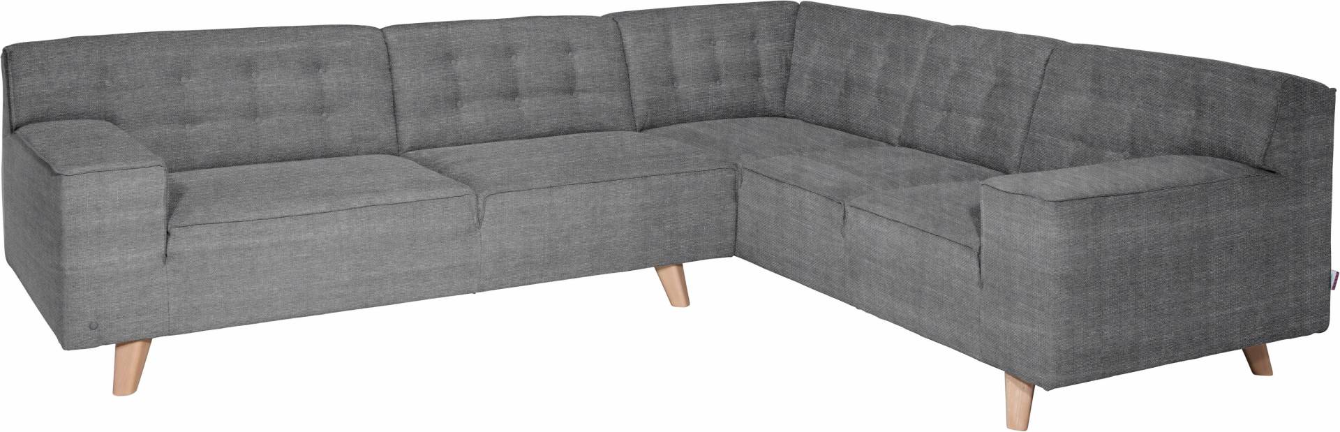 TOM TAILOR HOME Ecksofa »NORDIC CHIC«, im Retrolook, Füsse Buche natur von TOM TAILOR HOME