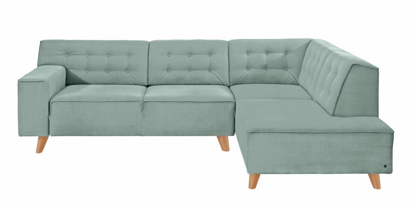 TOM TAILOR HOME Ecksofa »NORDIC CHIC«, mit Ottomane, wahlweise mit Sitzvorzug, Füsse Buche natur von TOM TAILOR HOME