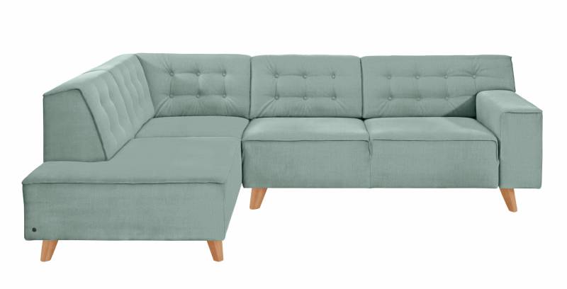 TOM TAILOR HOME Ecksofa »NORDIC CHIC«, mit Ottomane, wahlweise mit Sitzvorzug, Füsse Buche natur von TOM TAILOR HOME