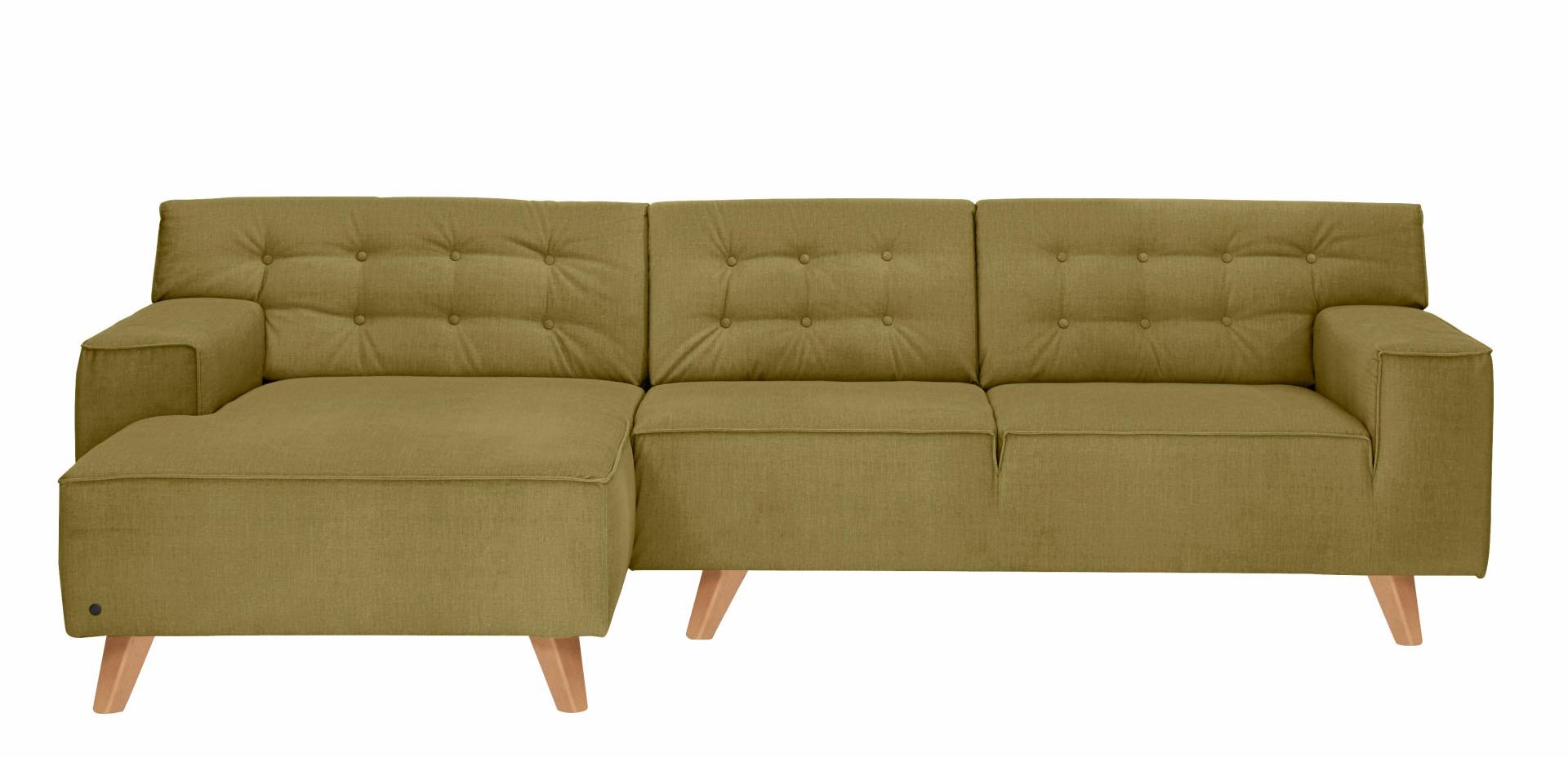 TOM TAILOR HOME Ecksofa »NORDIC CHIC«, mit Recamiere, im Retrolook, Füsse Buche natur von TOM TAILOR HOME