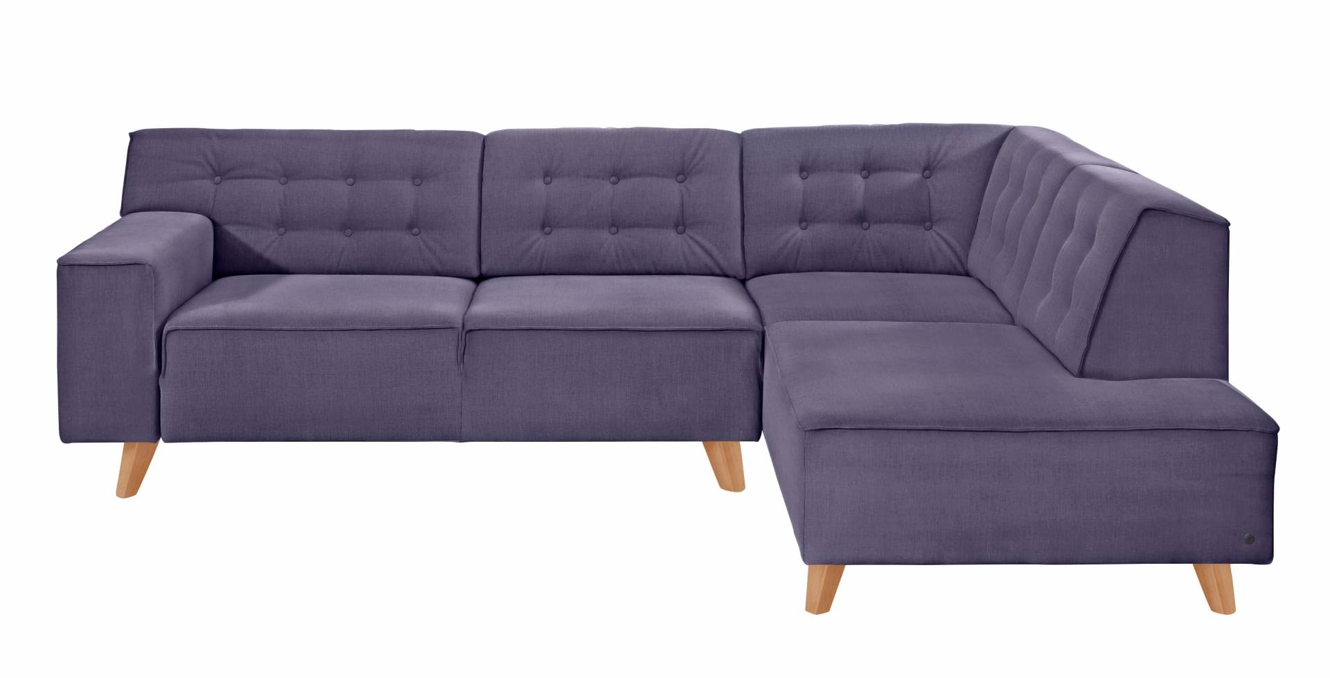 TOM TAILOR HOME Ecksofa »NORDIC CHIC«, mit Ottomane, wahlweise mit Sitzvorzug, Füsse Buche natur von TOM TAILOR HOME