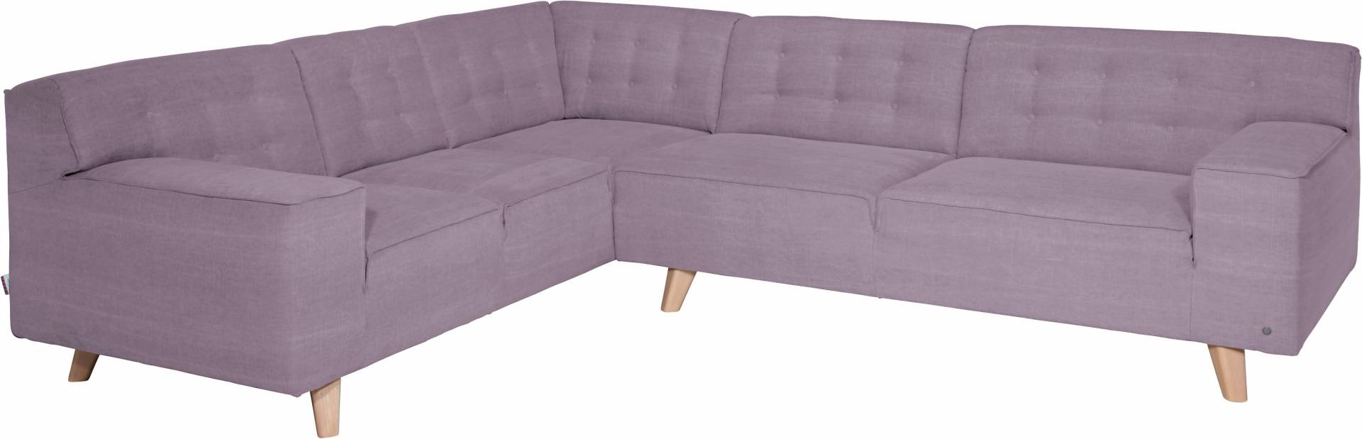 TOM TAILOR HOME Ecksofa »NORDIC CHIC«, im Retrolook, Füsse Buche natur von TOM TAILOR HOME