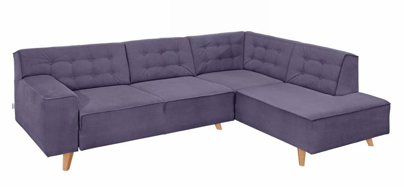 TOM TAILOR HOME Ecksofa »NORDIC CHIC«, mit Ottomane, wahlweise mit Sitzvorzug, Füsse Buche natur von TOM TAILOR HOME