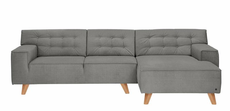 TOM TAILOR HOME Ecksofa »NORDIC CHIC«, mit Recamiere, im Retrolook, Füsse Buche natur von TOM TAILOR HOME